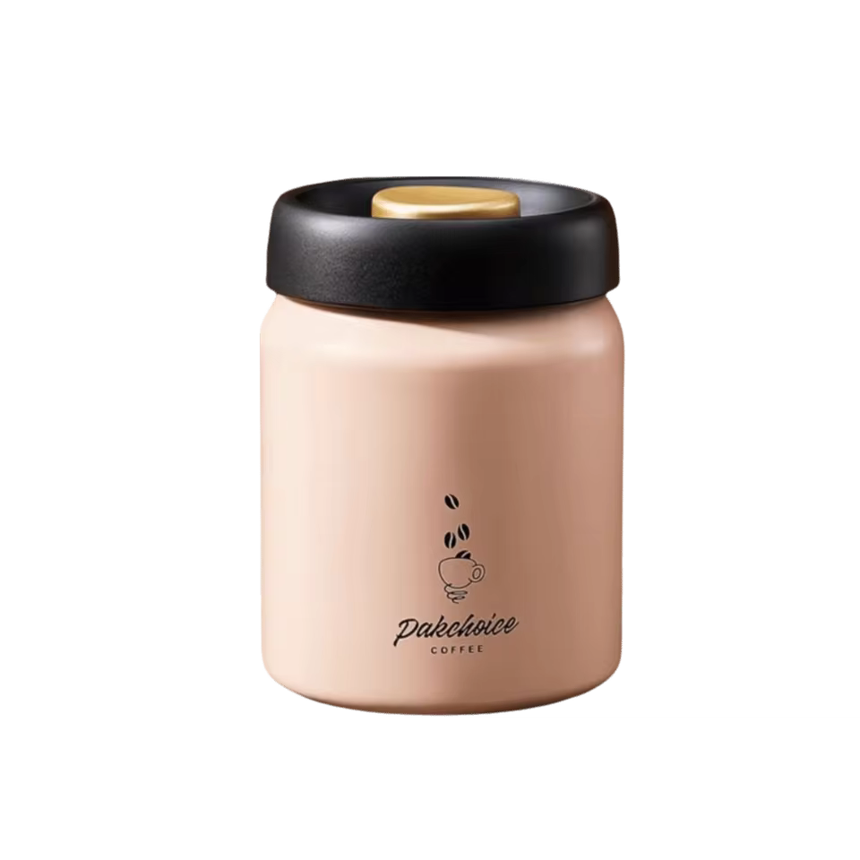 Pote Hermético a Vácuo para Café em Aço Inoxidável