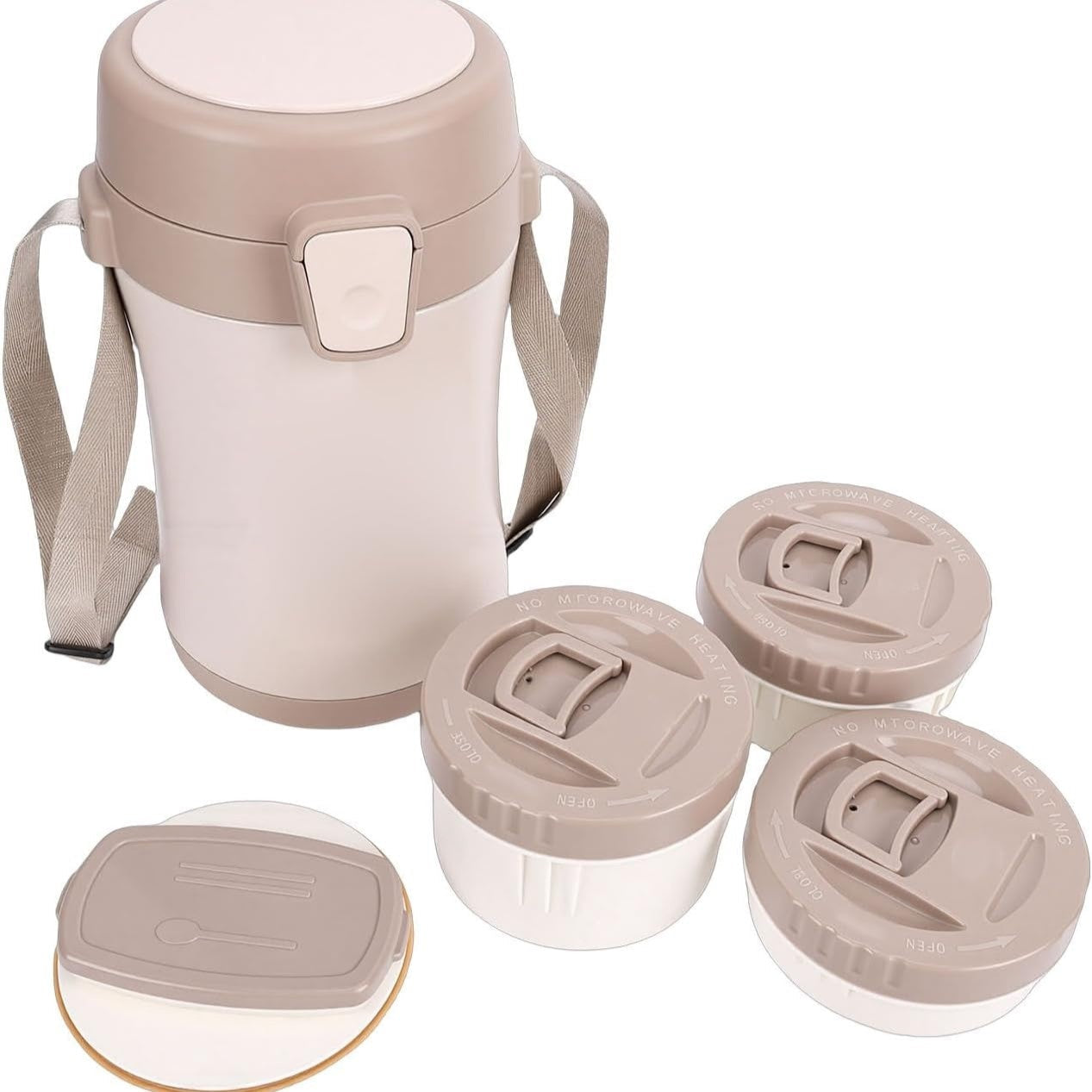 Marmita Térmica NutriBox 2L com 4 Compartimentos