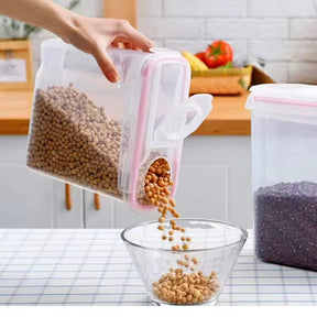 Recipiente Hermético para Cereais e Alimentos – 2,5L/4L