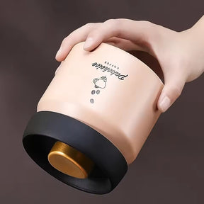 Pote Hermético a Vácuo para Café em Aço Inoxidável
