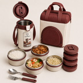 Marmita Térmica NutriBox 2L com 4 Compartimentos
